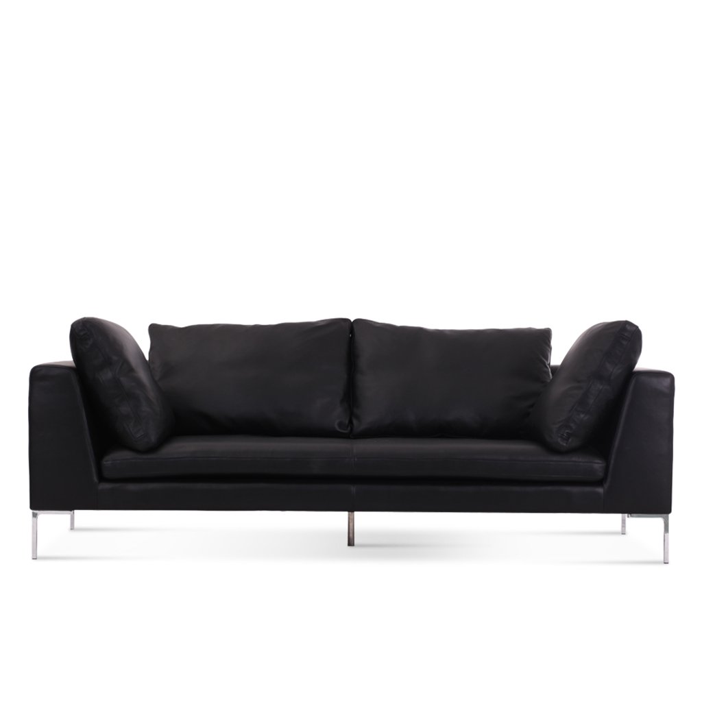 Charles Sofa Classic Suede-Charcoal