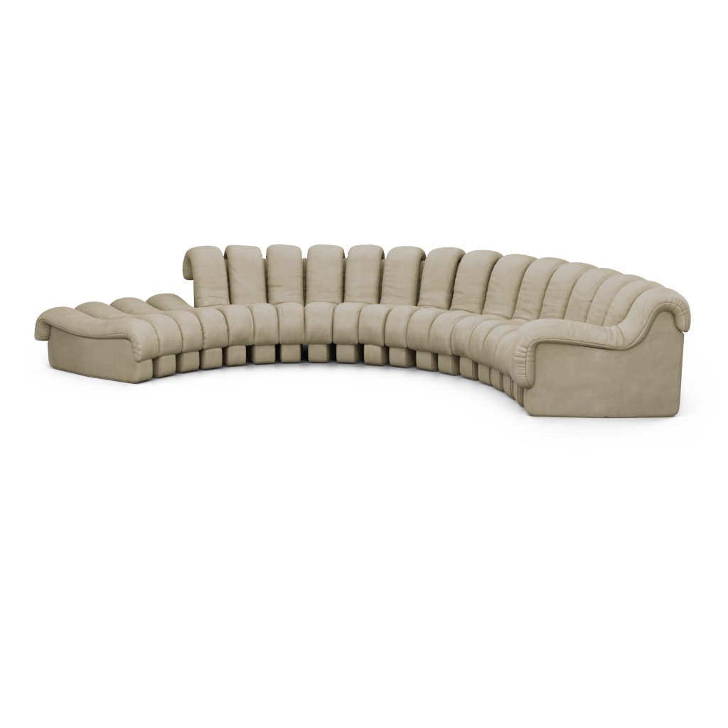 DS 600 Modular Sofa / Combination A Vegan Leather-Distressed Stone Taupe