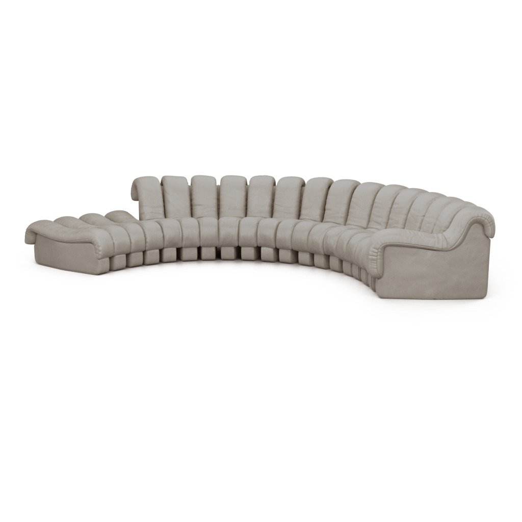 DS 600 Modular Sofa / Combination A Vegan Leather-Ivory Cream