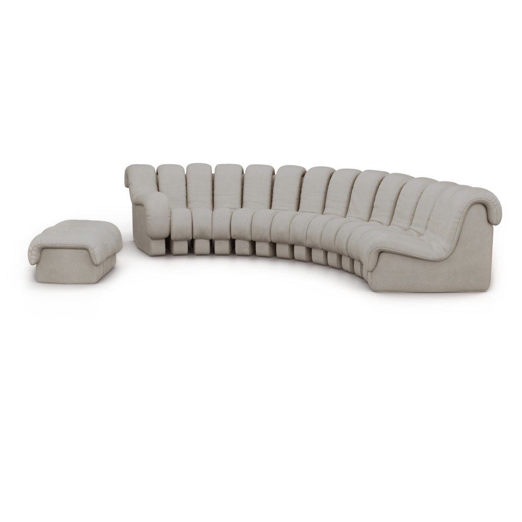 DS 600 Modular Sofa / Combination B Vegan Leather-Ivory Cream