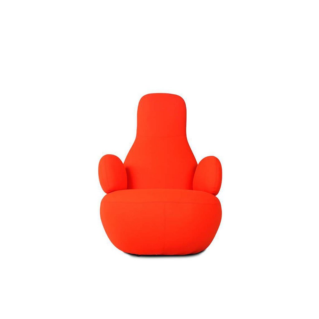 Oppo O50a High Back Chair Velvet-Rose Mauve
