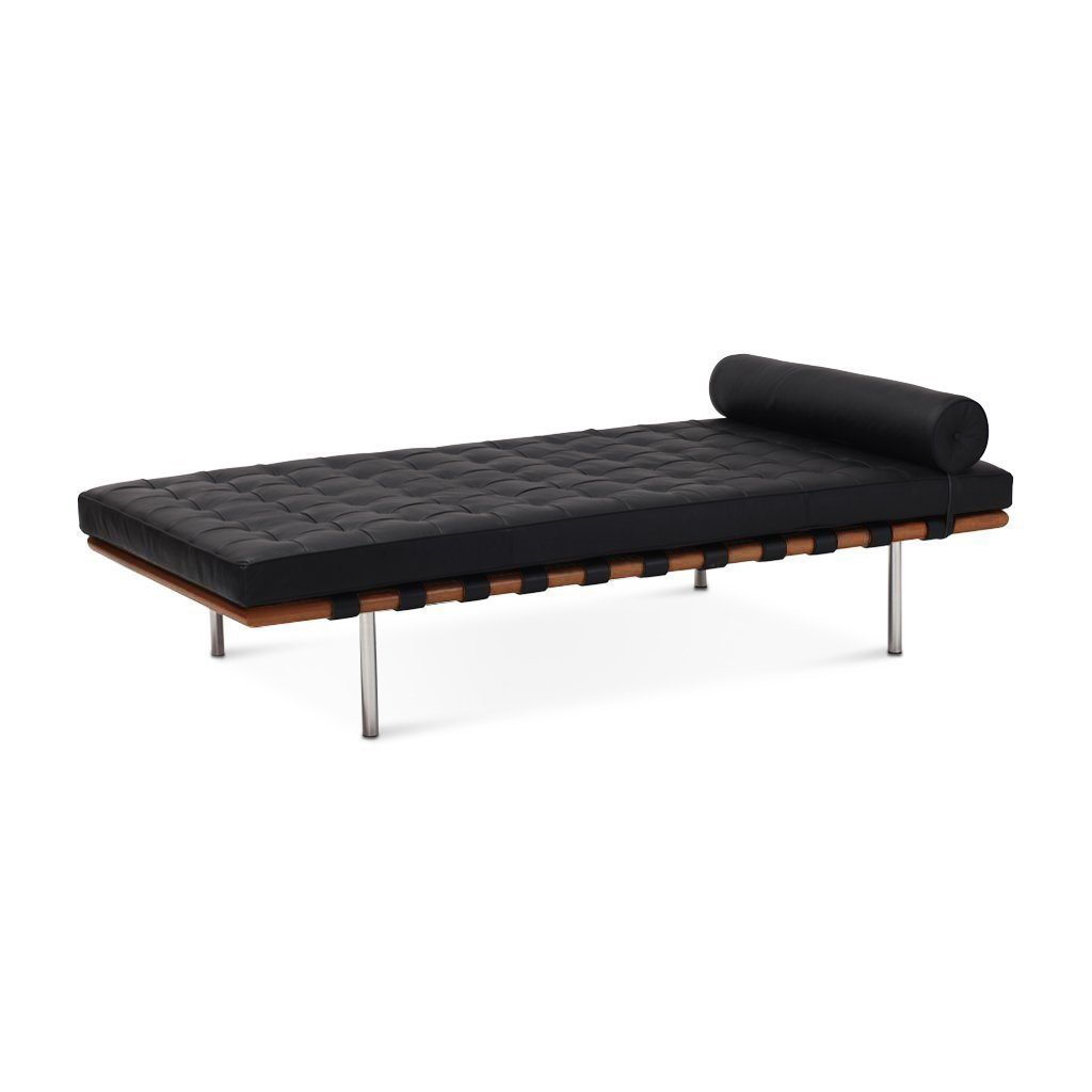 Pavilion Daybed Aniline Leather-Black