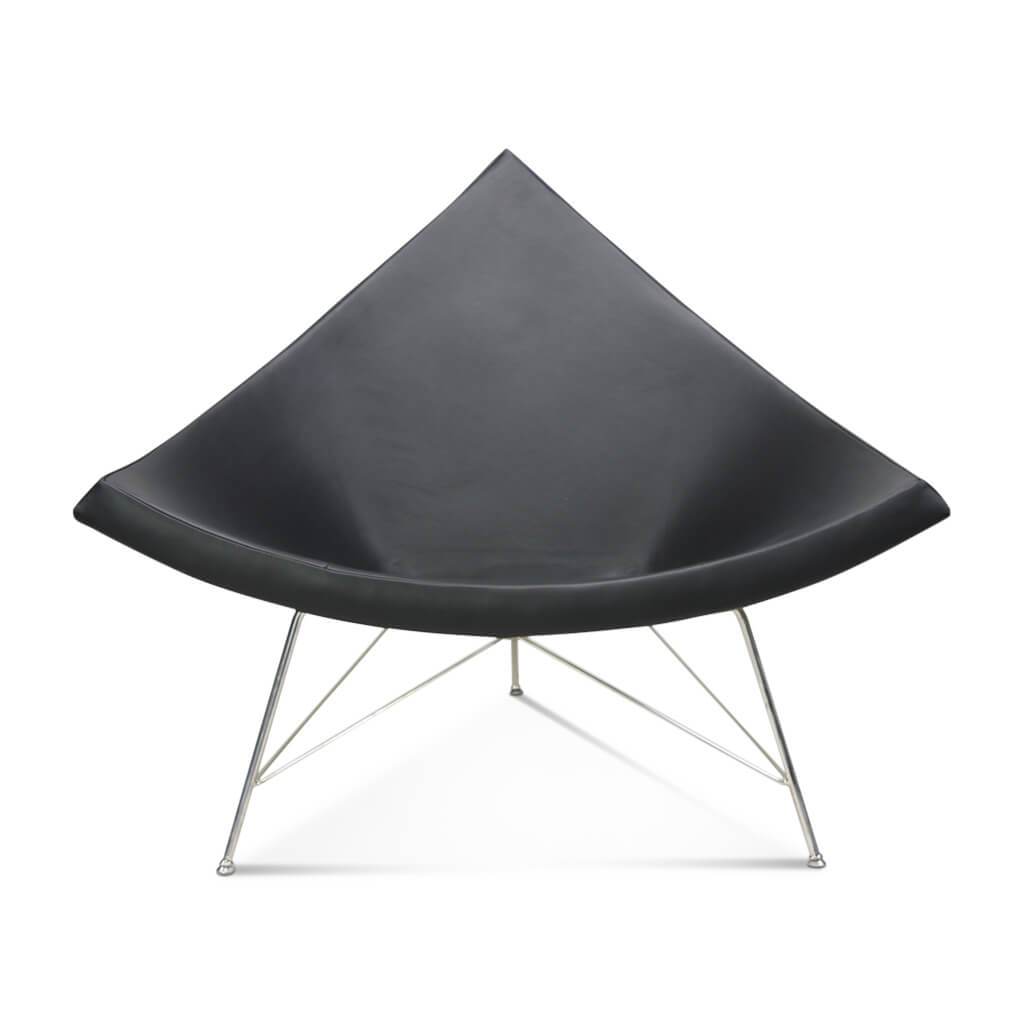 Coconut Chair Aniline Leather-Black