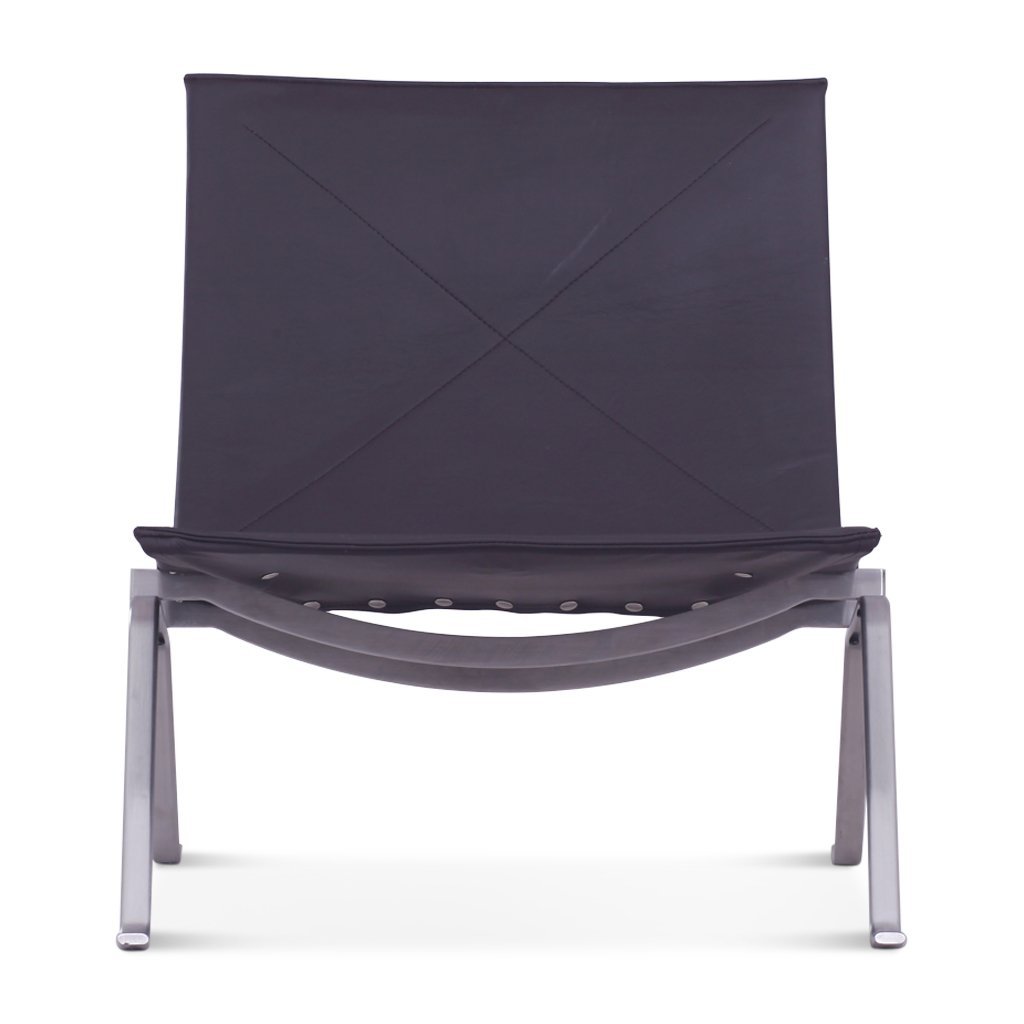 Eternity Modern MCM PK22 Easy Chair Aniline Leather-Dark Brown