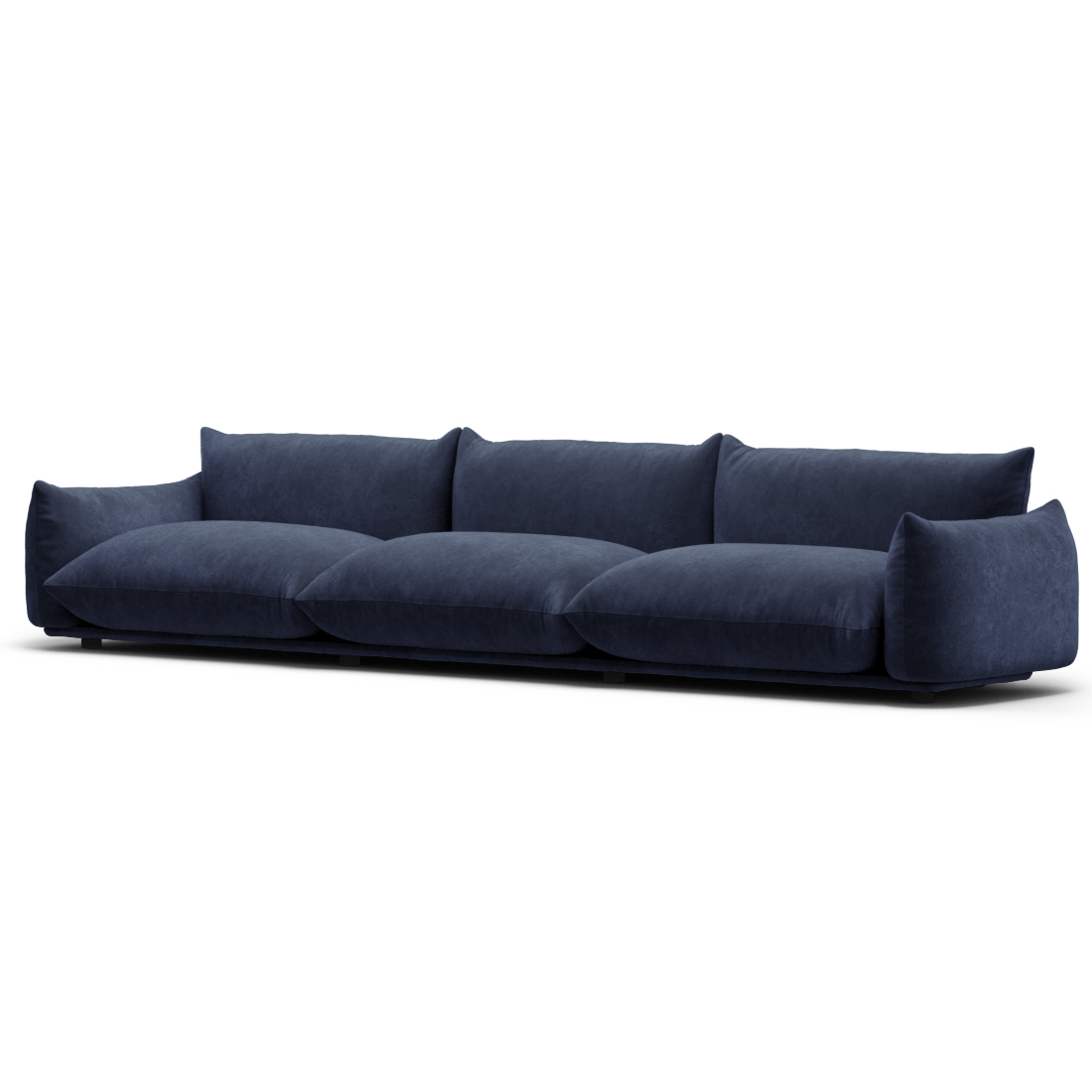 Marenco Sofa / Three Seater Chenille Helios-Azure Blue