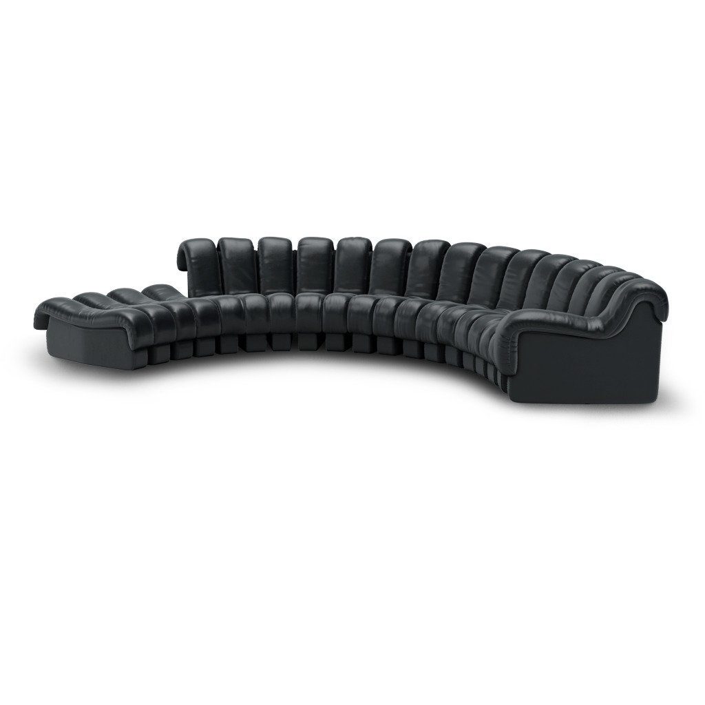 DS 600 Modular Sofa / Combination A Aniline Leather-Black