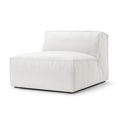 Oasis Modern Low Profile Modular Block Sofa in Latex | Middle Module