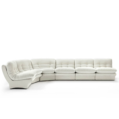 Carsons Mid Century Curved Modular Sectional Sofa | Combination 003