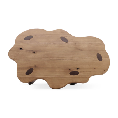 Amelie Wood Freeform Cloud Coffee Table - Large