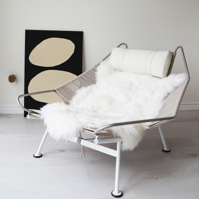 Flag Halyard Chair - Natural Cord Color - Eternity Modern