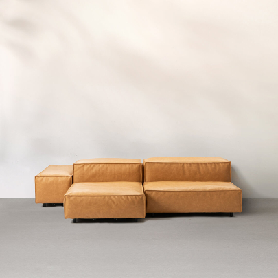 Extrasoft Low Profile Modular Block Sofa | Combination 001
