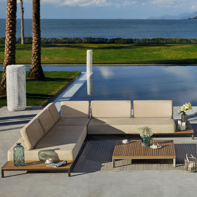 Quadra Outdoor Sectional Sofa Set - Eternity Modern