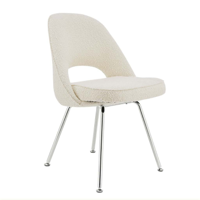 Saarinen Executive Side Chair - Steel Legs