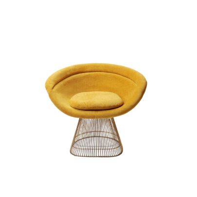 Warren Platner Lounge Chair - Gold Base - Eternity Modern