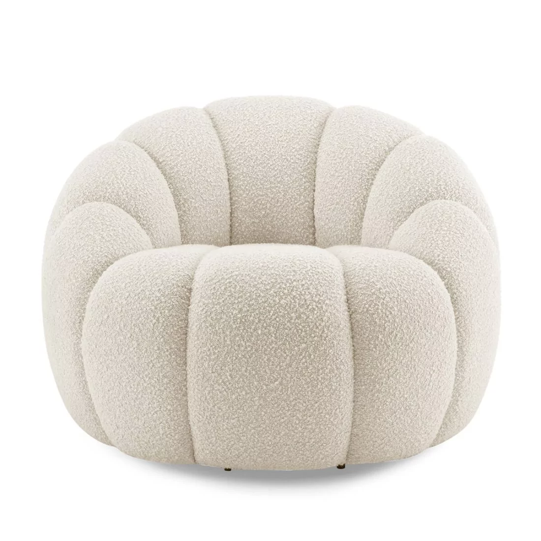 Soline Modern Pumpkin Lounge Chair
