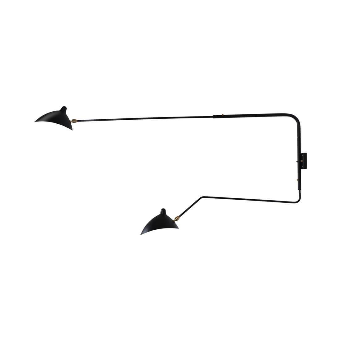 Serge Mouille Two-Arm Wall Sconce - Eternity Modern