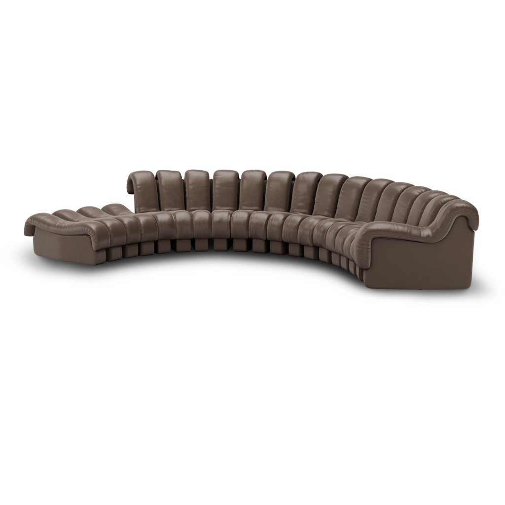 DS 600 Modular Sofa / Combination A Aniline Leather-Dark Brown
