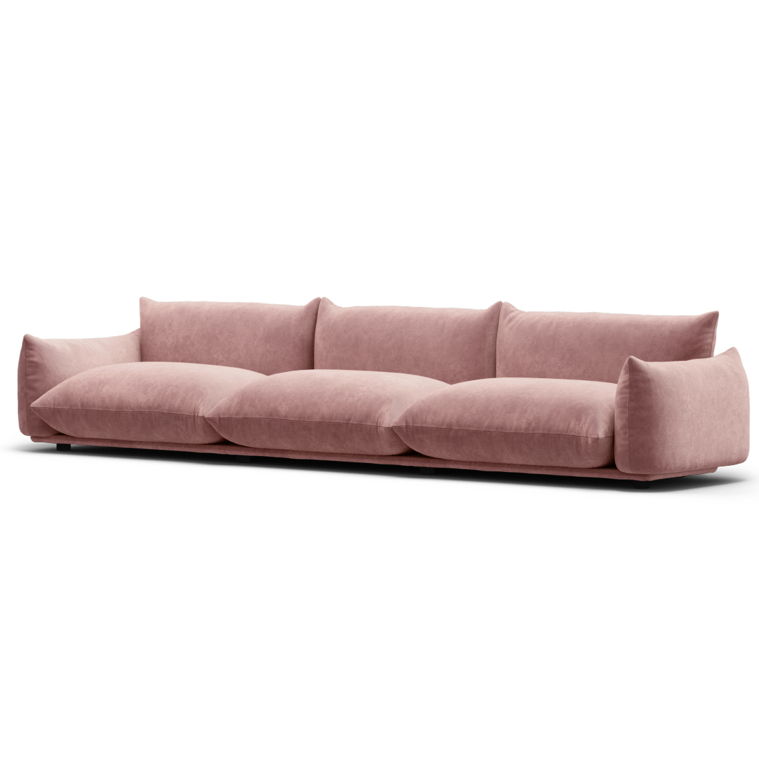 Marenco Sofa / Three Seater Chenille Helios-Dusty Rose