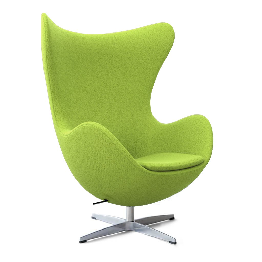 Arne Jacobsen Egg Chair Cashmere-Chartreuse Green
