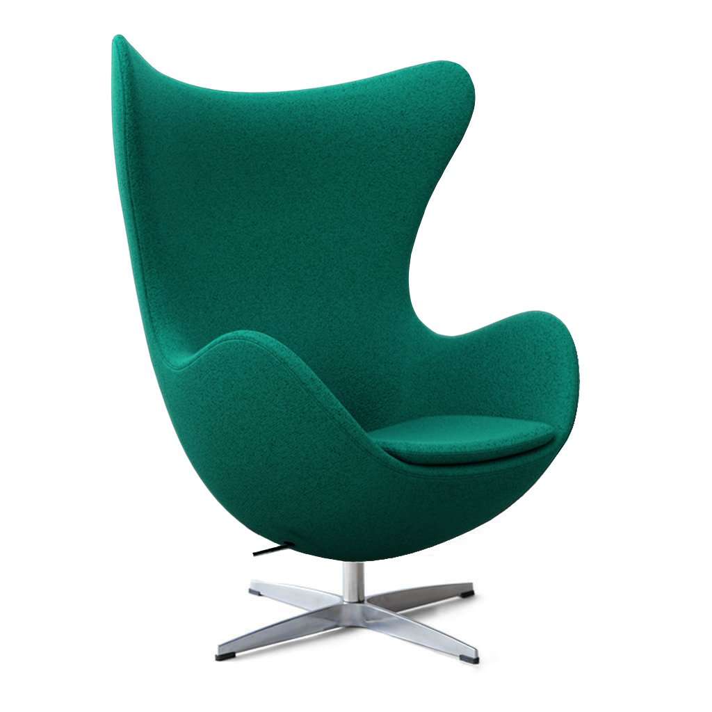 Arne Jacobsen MCM Egg Chair Cashmere-Pine Green
