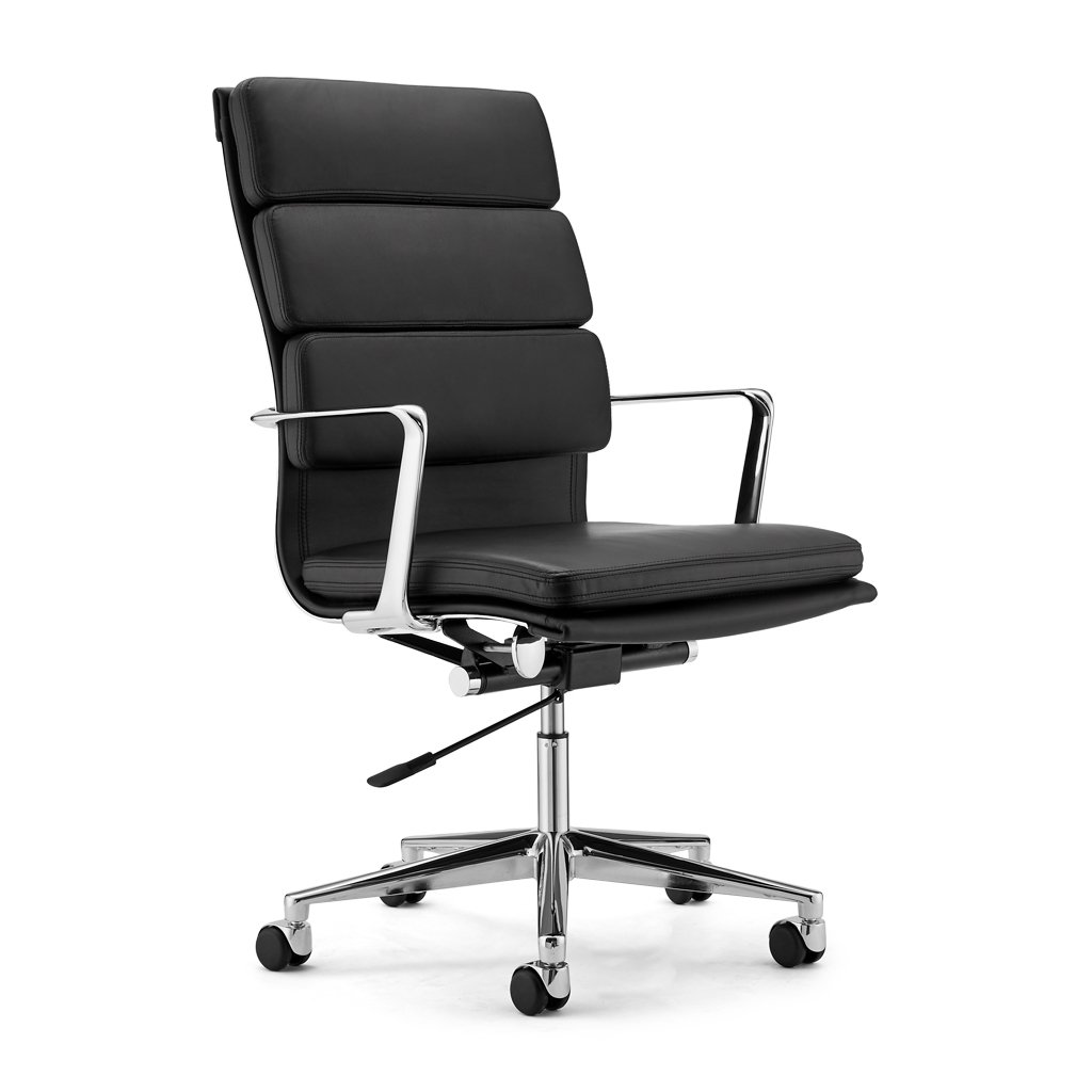 EM Office Chair Highback - Softpad Top Grain Forte-Black