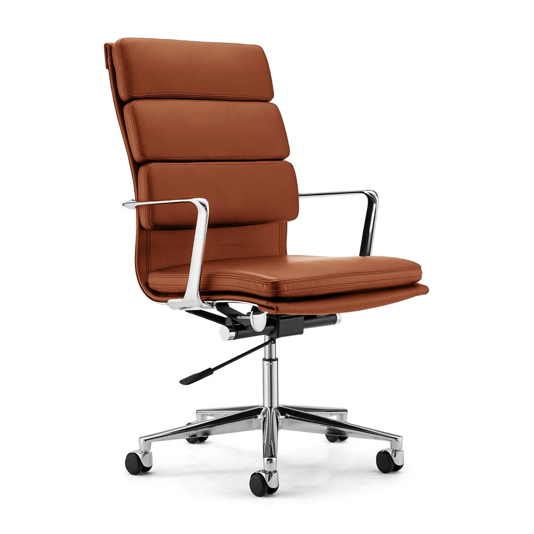 EM Office Chair Highback - Softpad Top Grain Forte-Cigar Brown