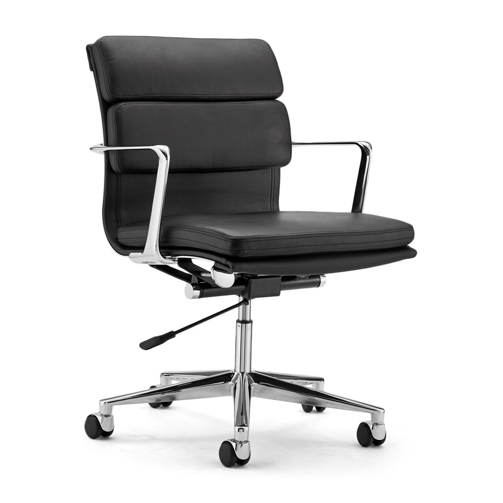 EM Office Chair Lowback - Softpad Top Grain Forte-Black