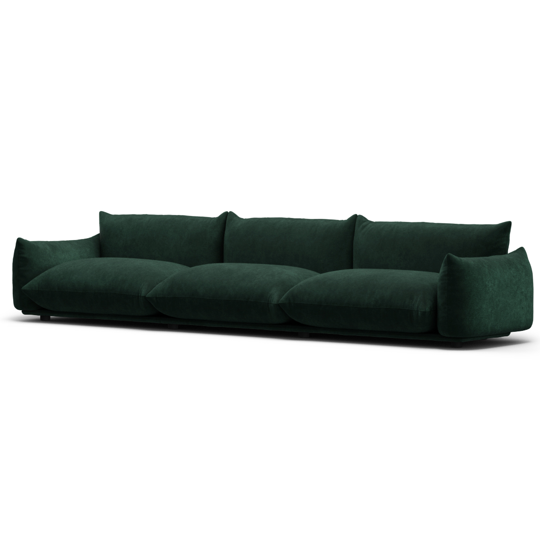 Marenco Sofa / Three Seater Chenille Helios-Evergreen