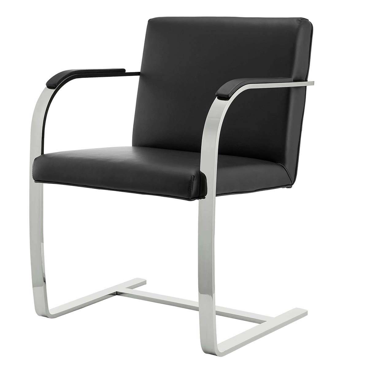 Mies BRNO Chair Aniline Leather-Black