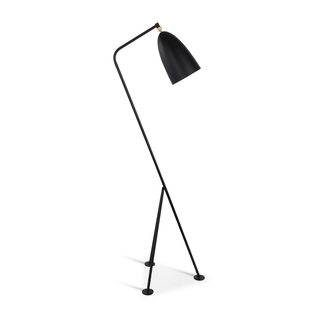 Mid Century Modern Floor Lamp - Black