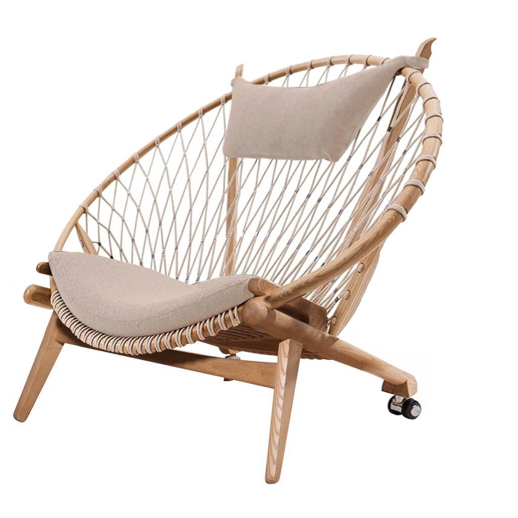 Hans Wegner Circle Chair Cashmere-Cape Sands / Natural Ash