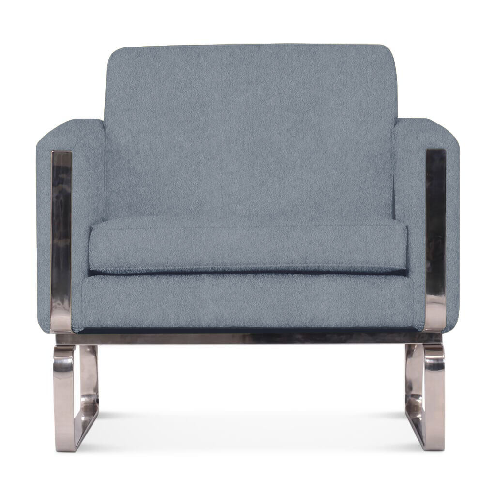 Hans Wegner CH101 Chair Cashmere-Blue Grey
