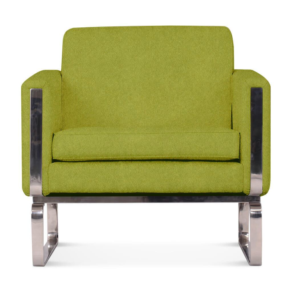Eternity Modern Hans Wegner CH101 Chair Cashmere-Chartreuse Green