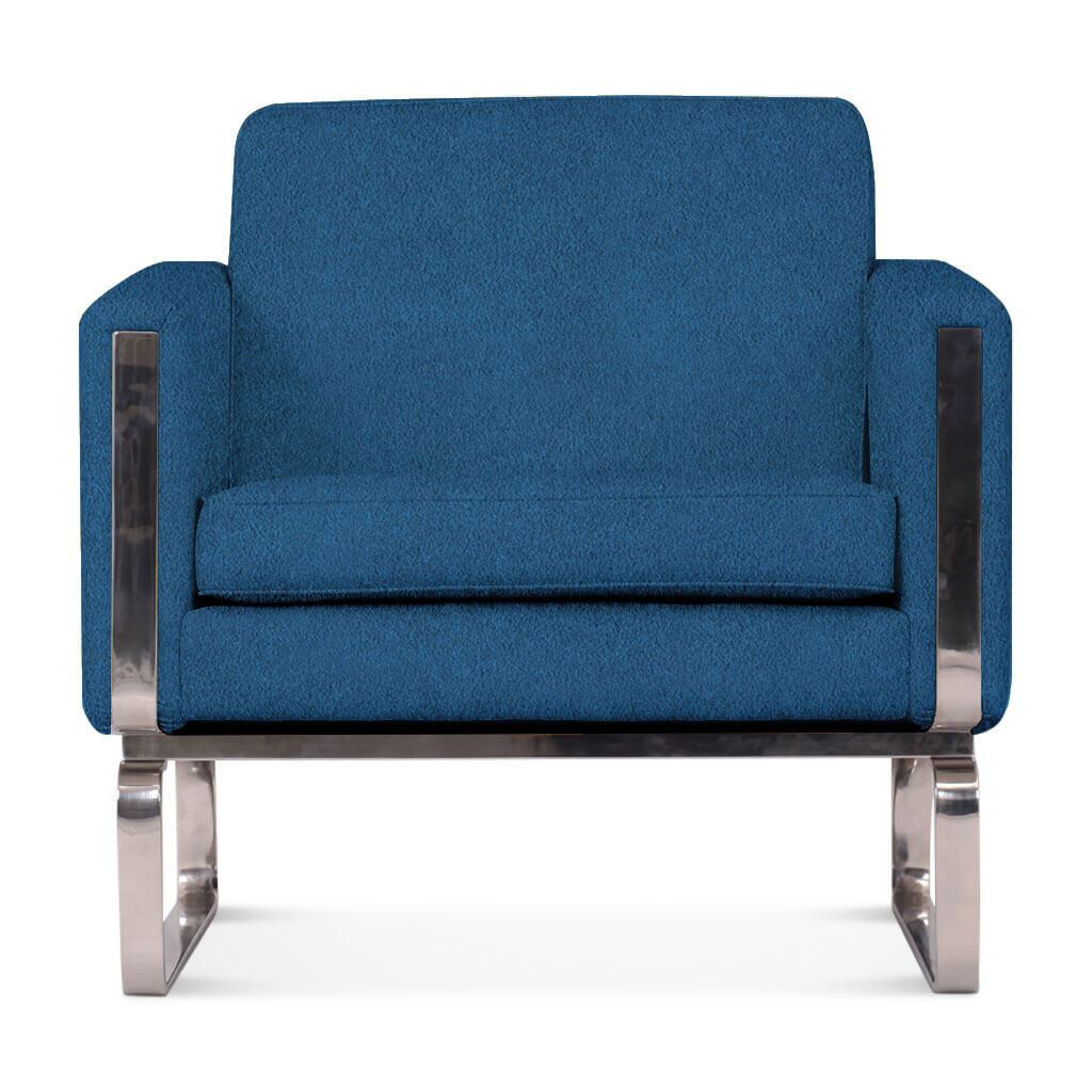 Hans Wegner CH101 Chair Cashmere-Cobalt Blue