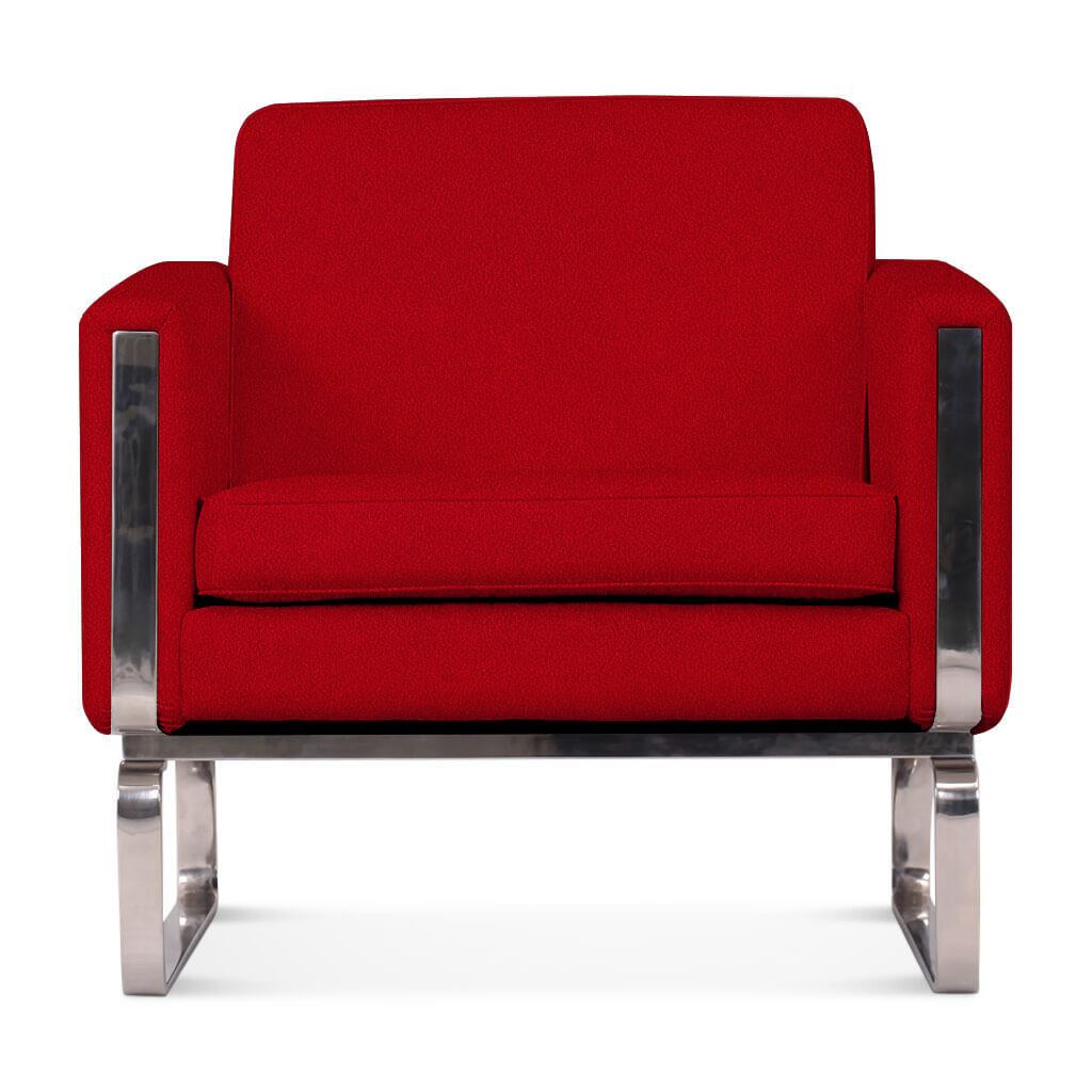 Hans Wegner CH101 Chair Cashmere-Imperial Red