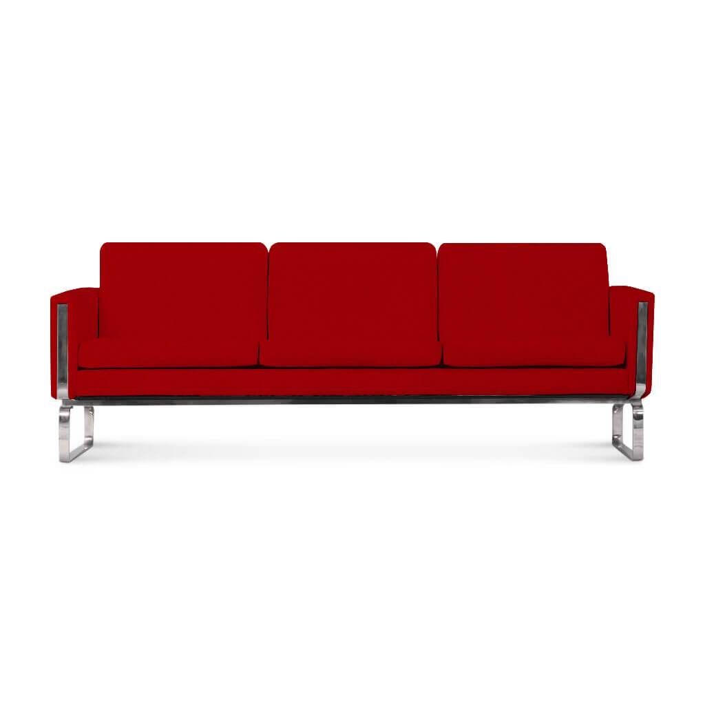 Hans Wegner CH103 Sofa Cashmere-Imperial Red