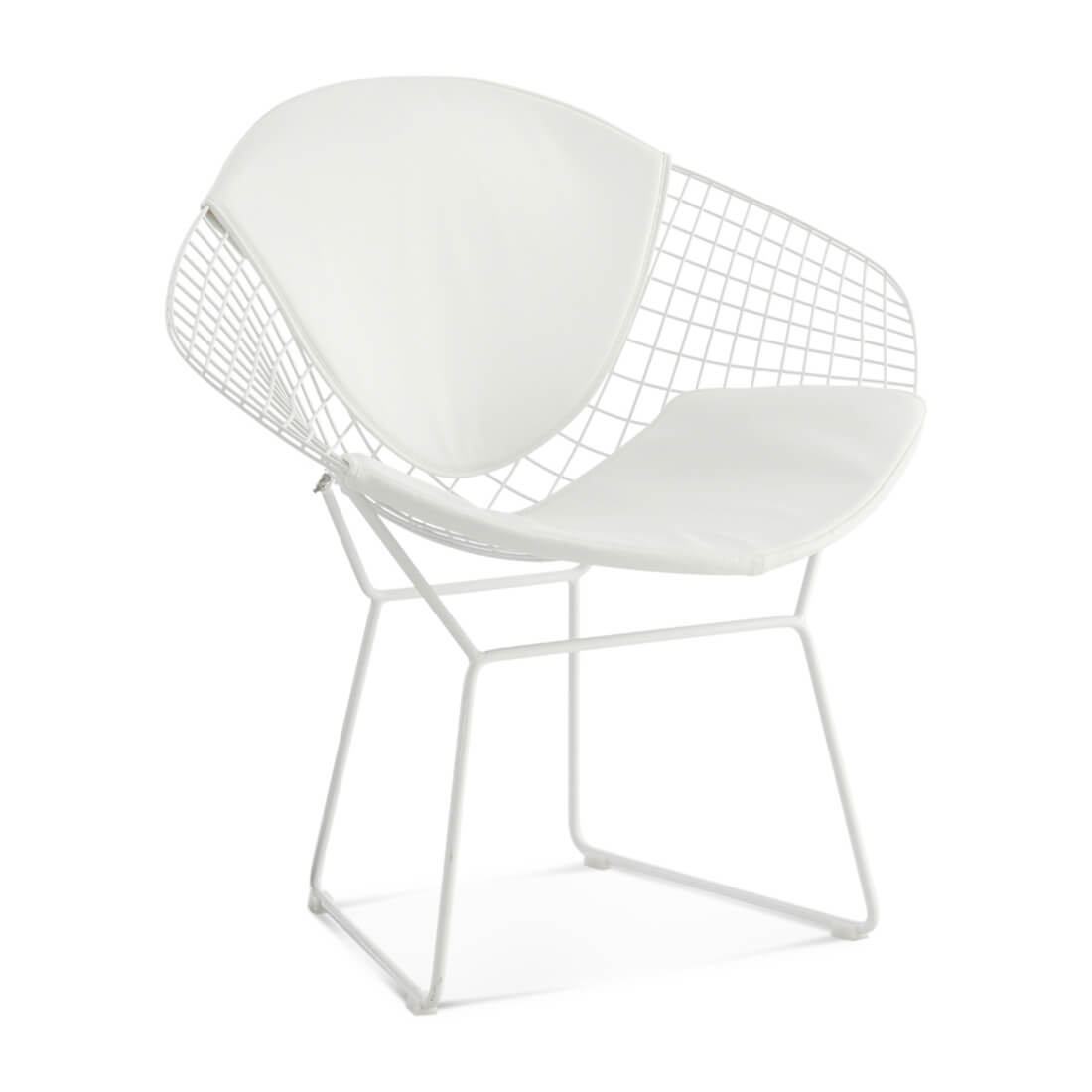 Diamond Chair White Frame