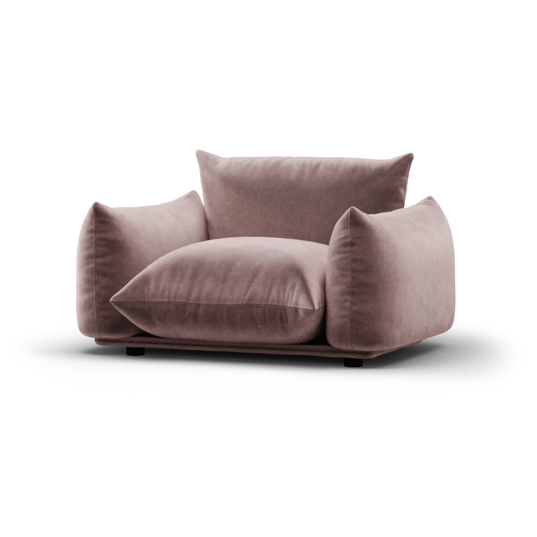 Marenco Sofa / Armchair Performance Faux Mohair-Lavender Haze