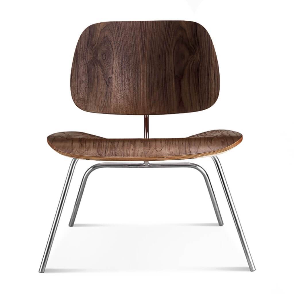 Molded Plywood Lounge Chair (lcm) American Walnut Veneer
