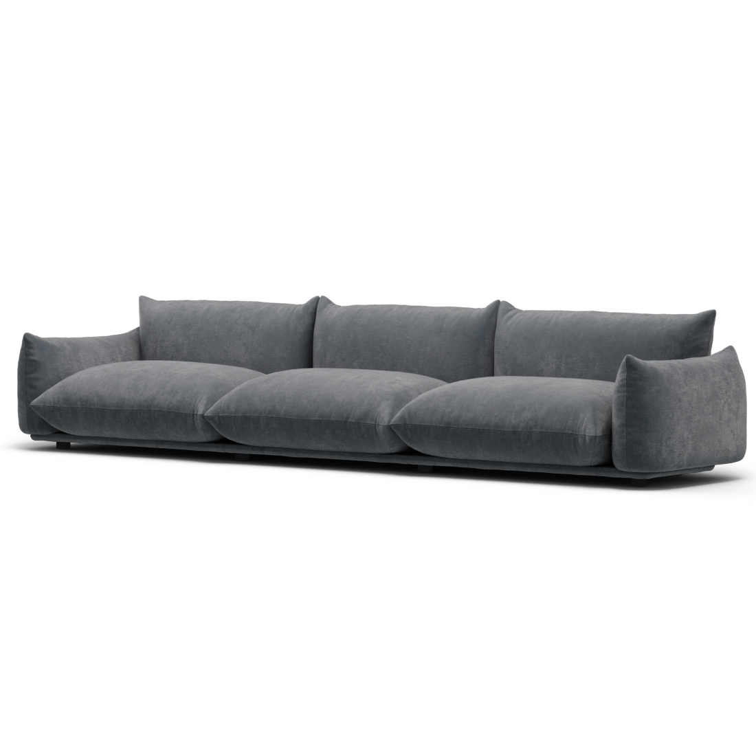 Marenco Sofa / Three Seater Chenille Helios-Pewter Grey