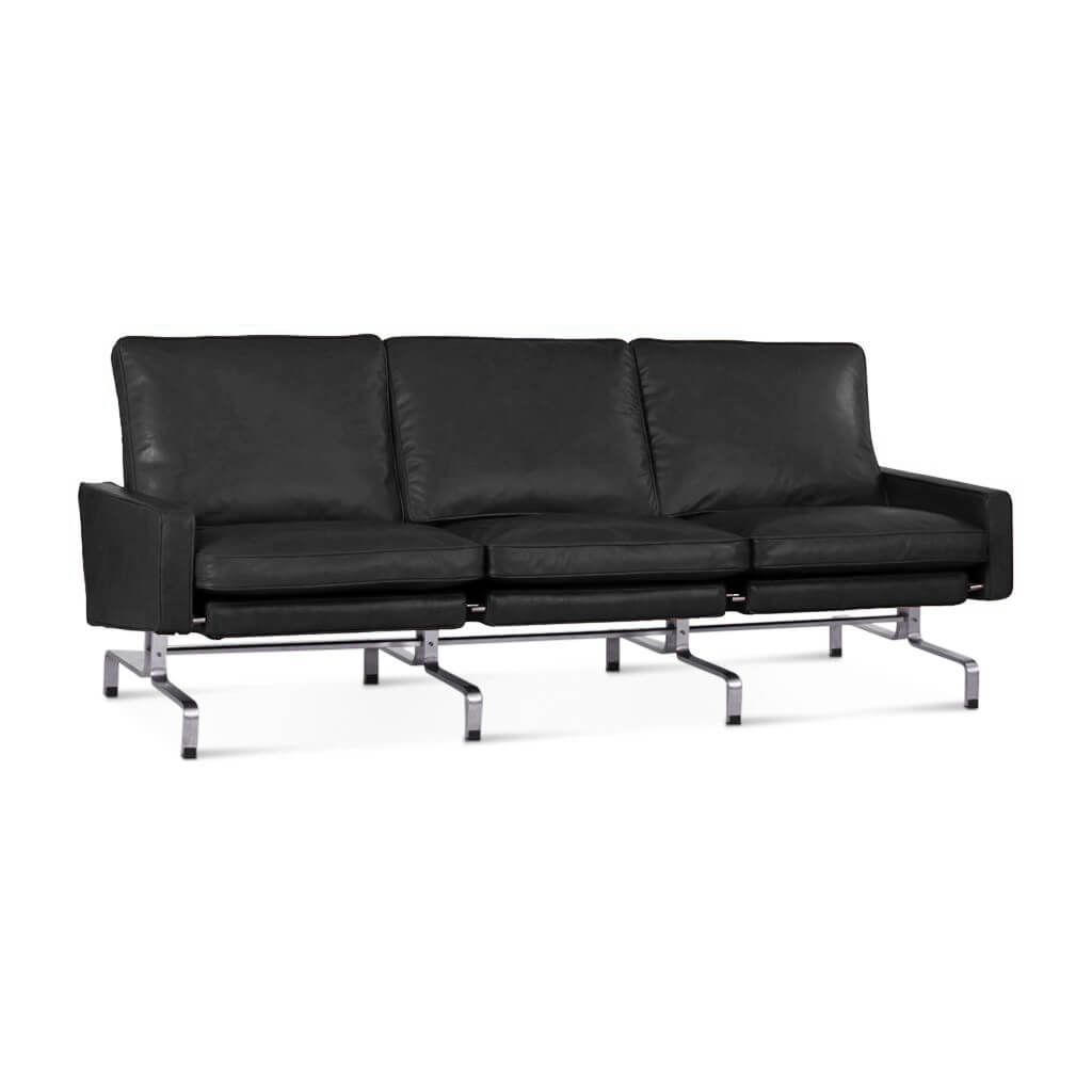 Pk31 Sofa Top Grain-Black