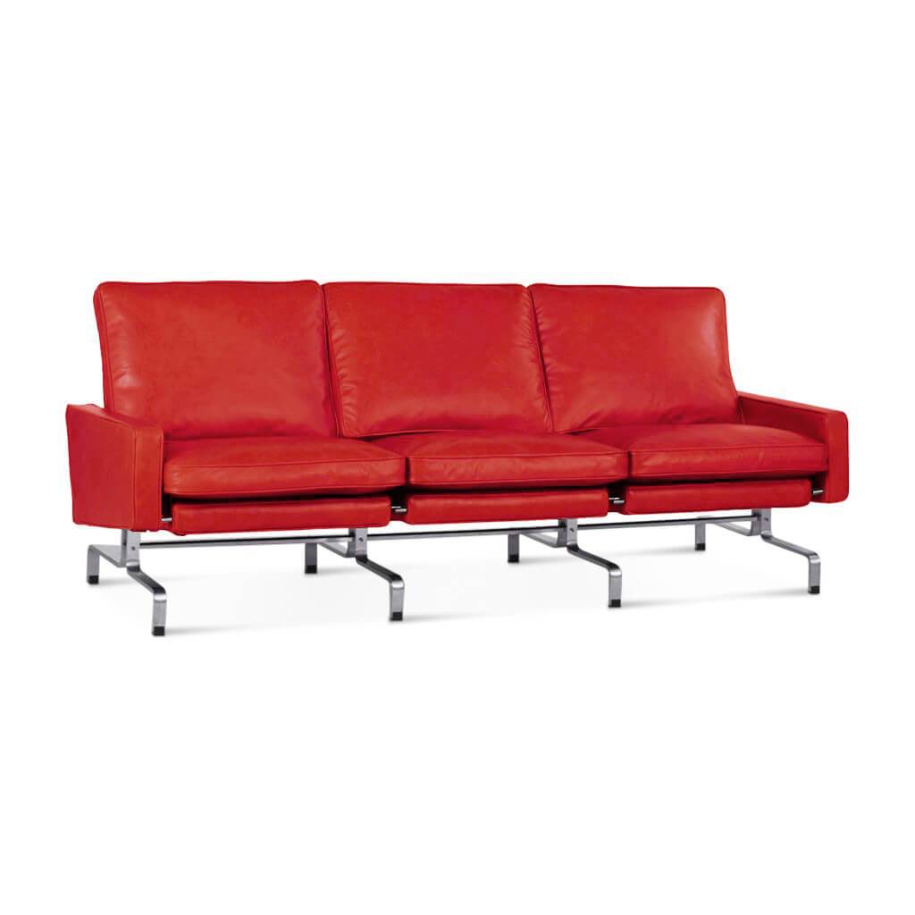 Pk31 Sofa Top Grain-Red