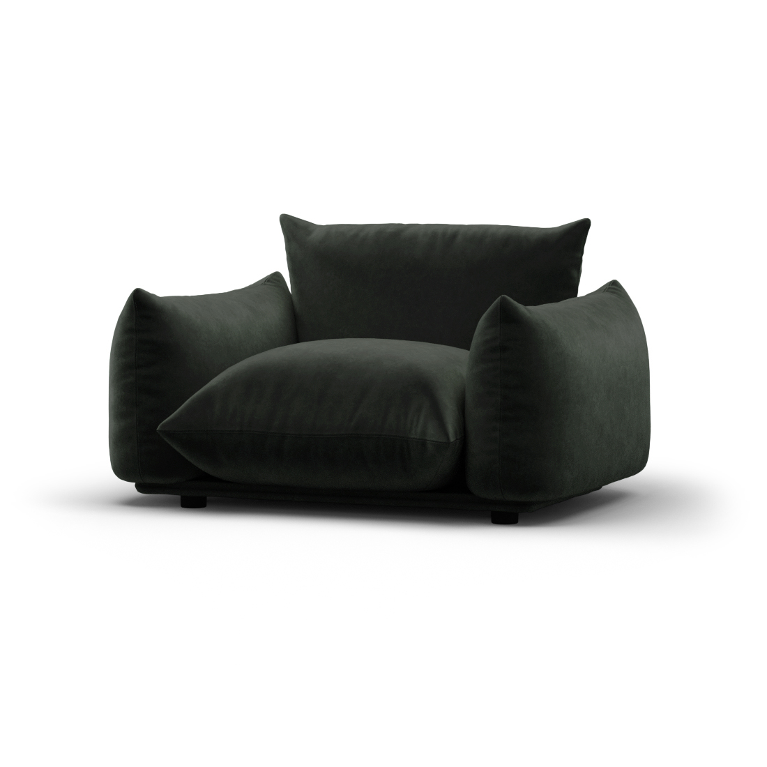 Marenco Sofa / Armchair Performance Faux Mohair-Grand Forest