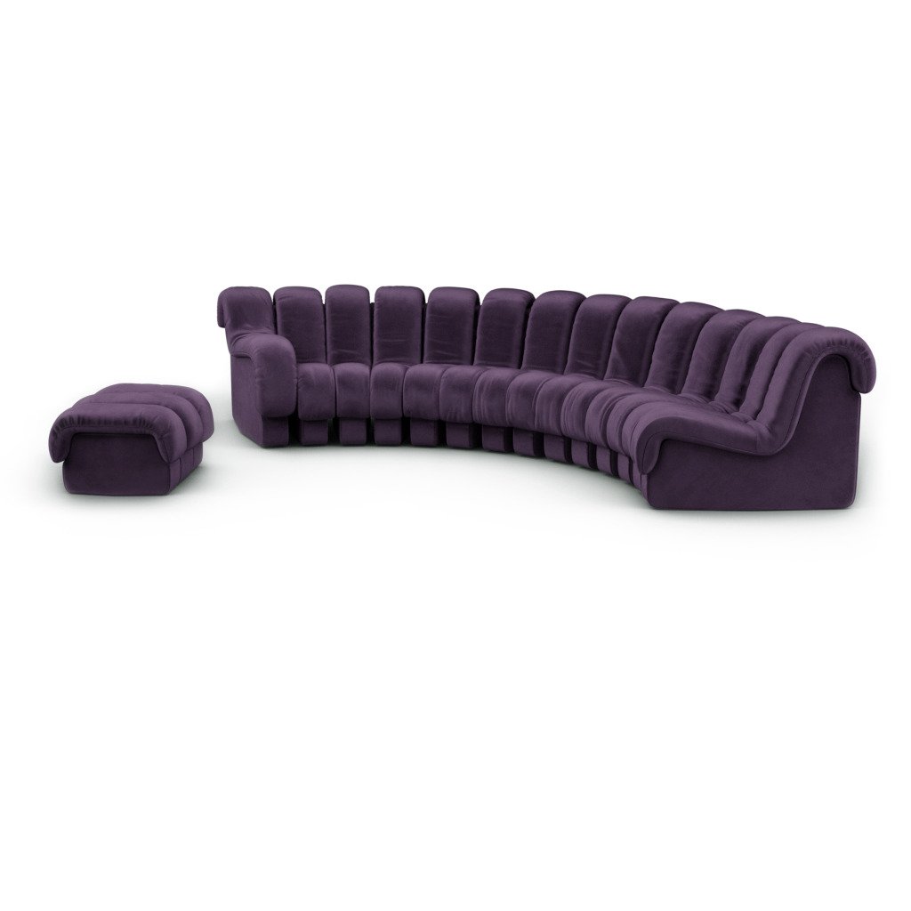 DS 600 Modular Sofa / Combination B Velvet-Royal Violet