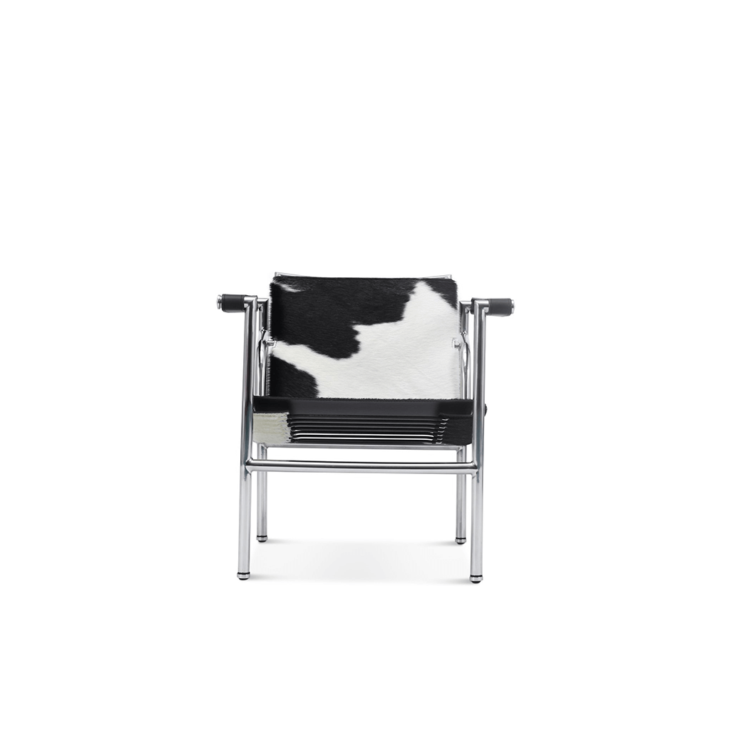 Le Corbusier Basculant Bauhaus Sling Chair Vintage Leather-Brown