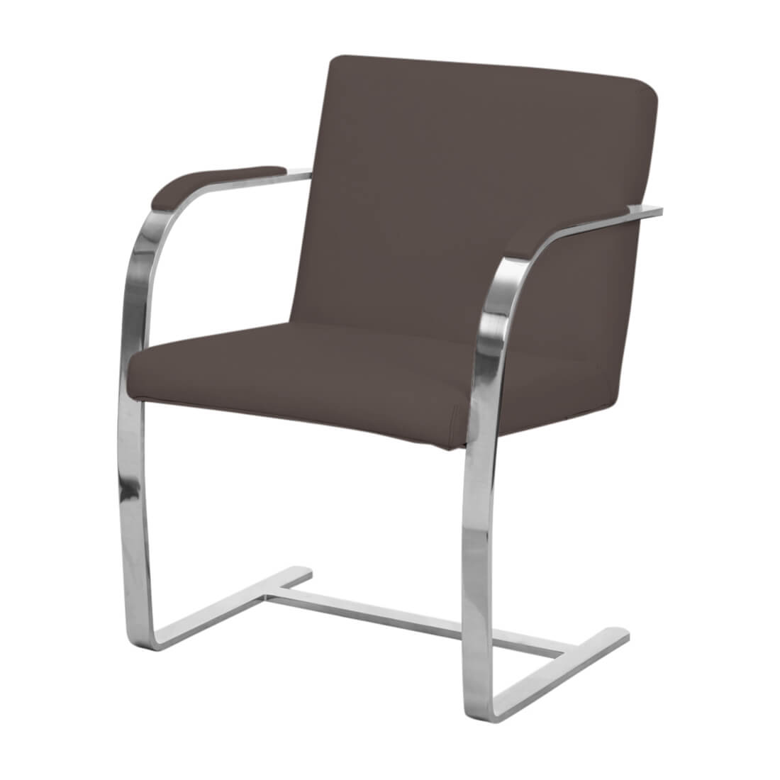 Mies BRNO Chair Top Grain-Dark Brown