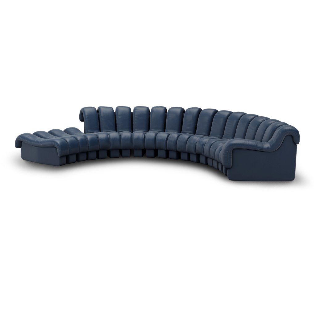 DS 600 Modular Sofa / Combination A Aniline Leather-Twilight Blue