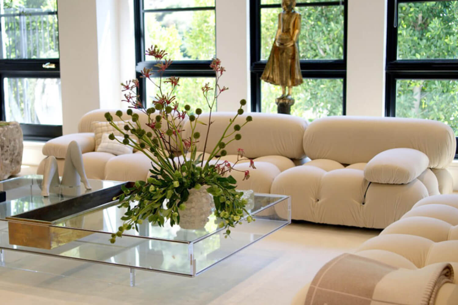 Mario Bellini Sofa in a modern living room