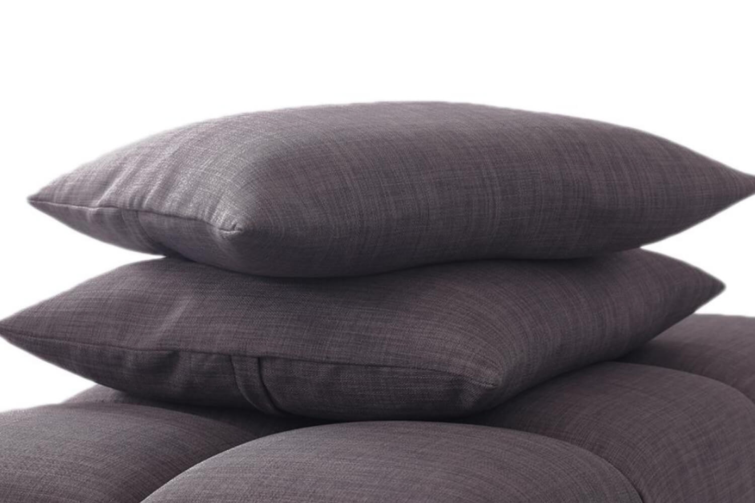 Two tufted pillows 