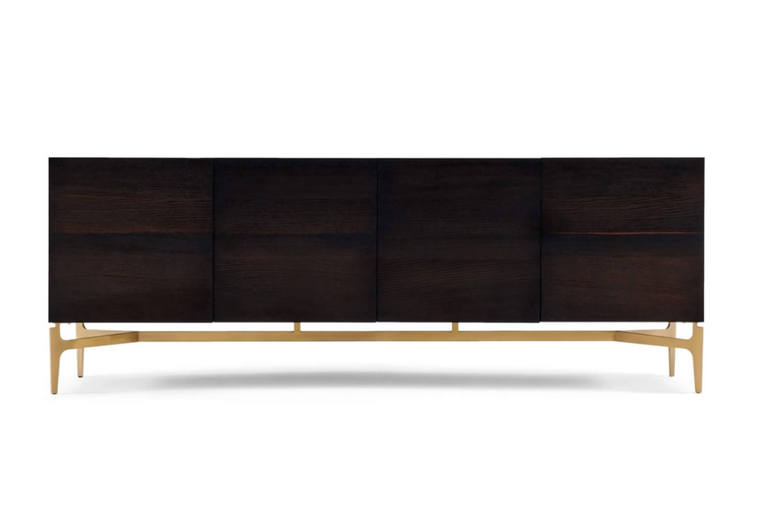 Marlowe Dark Wood Console Cabinet by Eternity Modern.
